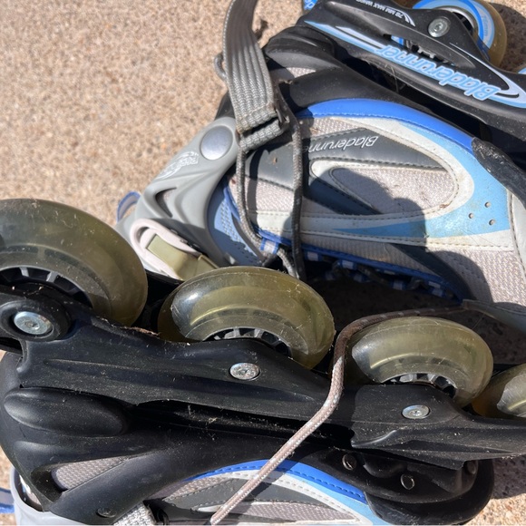 Blue and Gray Rollerblades - Picture 4 of 5